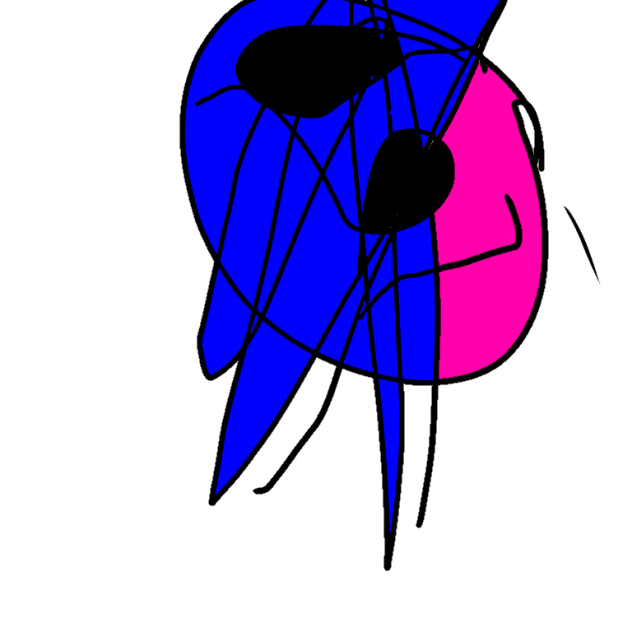 my bro tried to draw me and went crazy