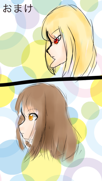 横顔描いてみた^_^