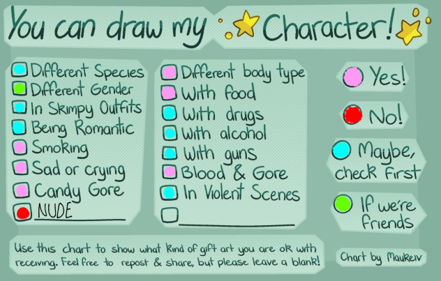 You Can Draw My Character!