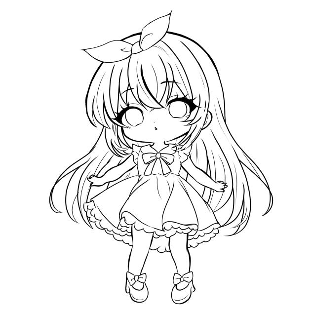 あなたのために 線画 線画 ＊ 塗ってください［94］ - ibisPaint