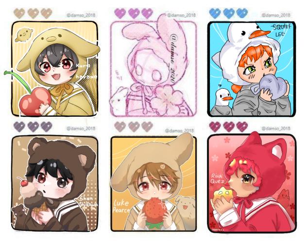 Cute animals collab!!! - ibisPaint