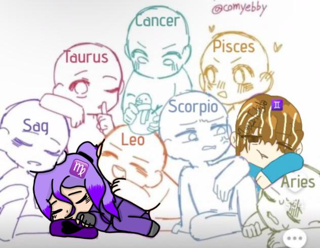 Zodiac sign collab!!!!! Again! 😇