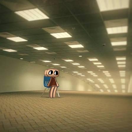 Shelly in liminal space-