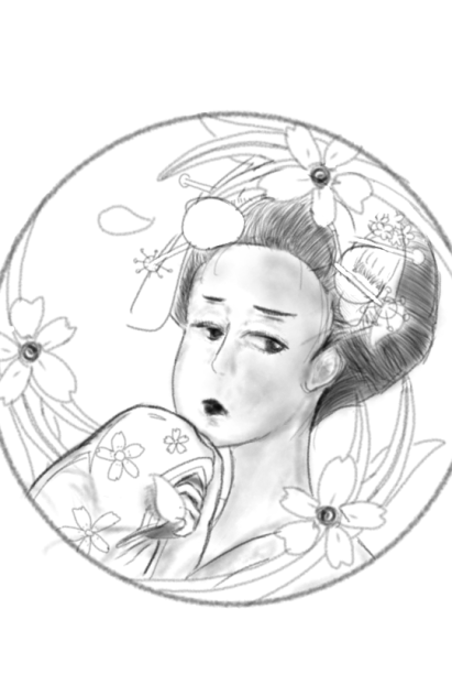 悲しい顔の人