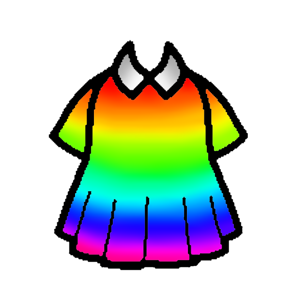 Rainbow dress