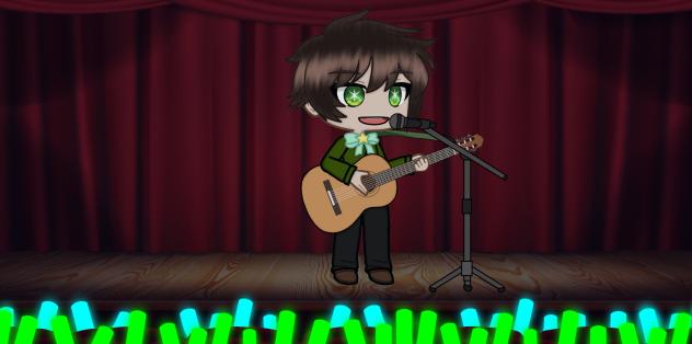 Antonio Fernández Hoshino singing