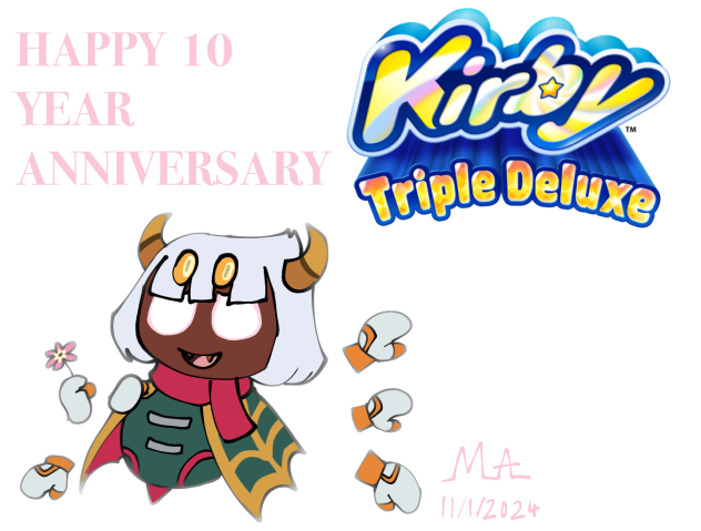 Happy 10 Anniversary Kirby Triple Deluxe
