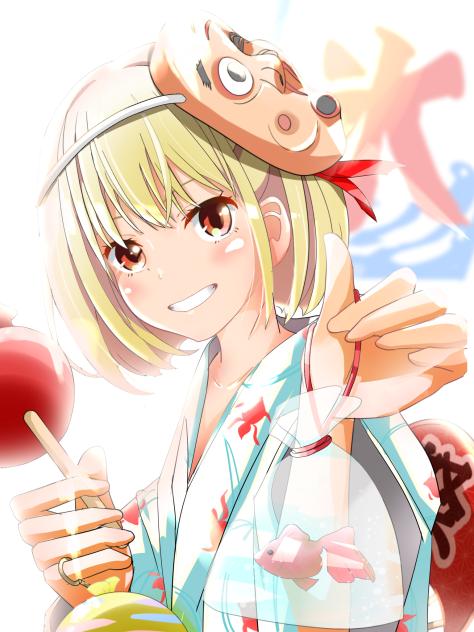 錦木千束(リコリコ)の夏祭り