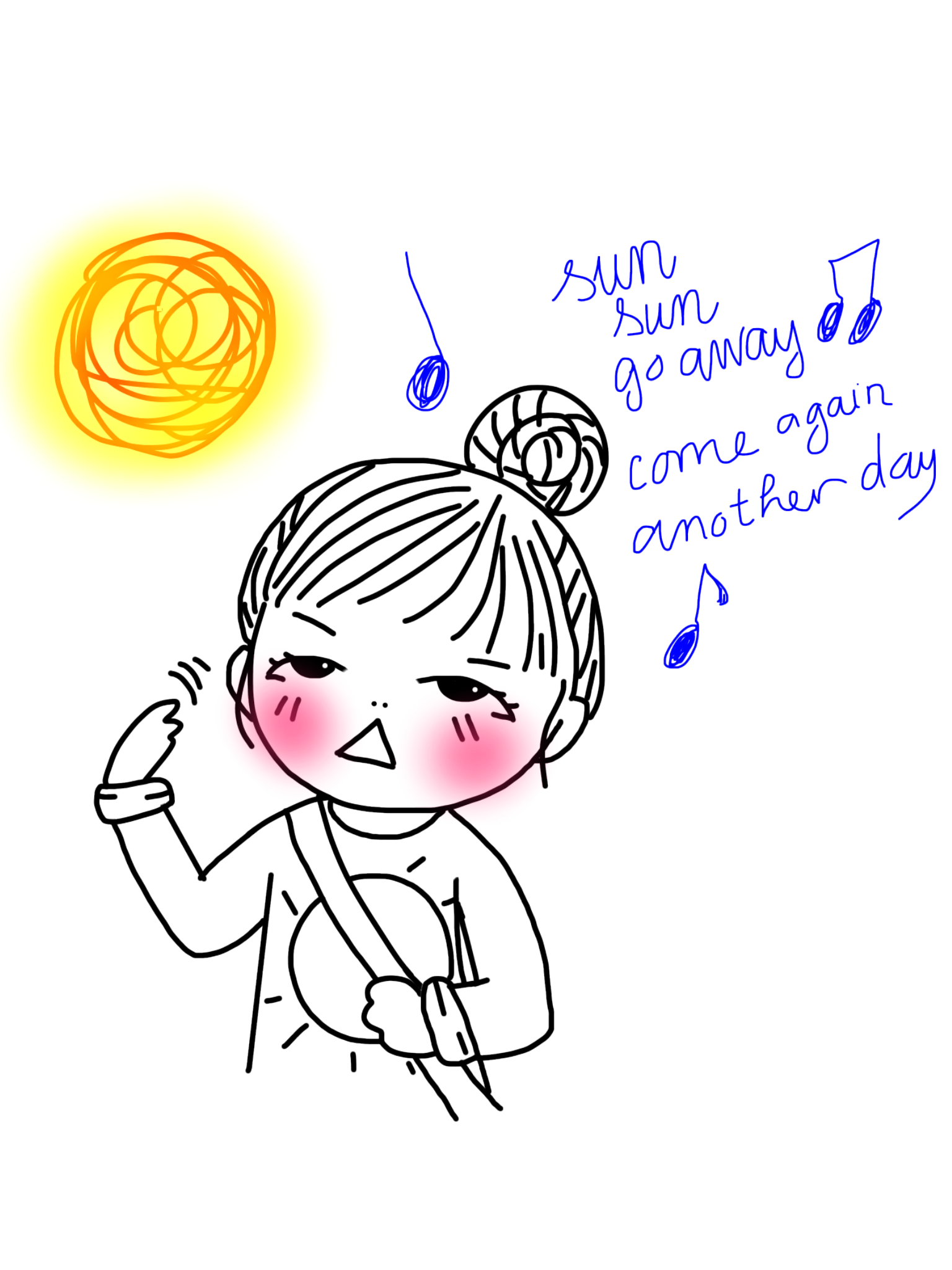 It's hot outside ibisPaint