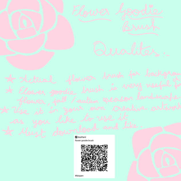 Flower goodie brush