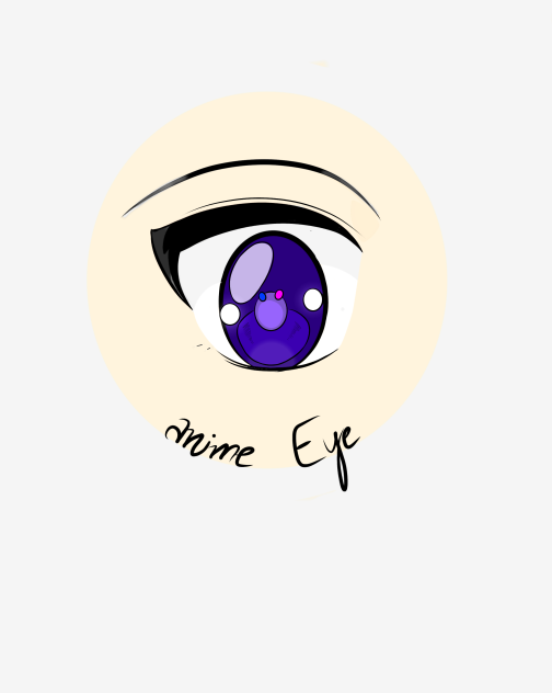 How to draw a anime eye