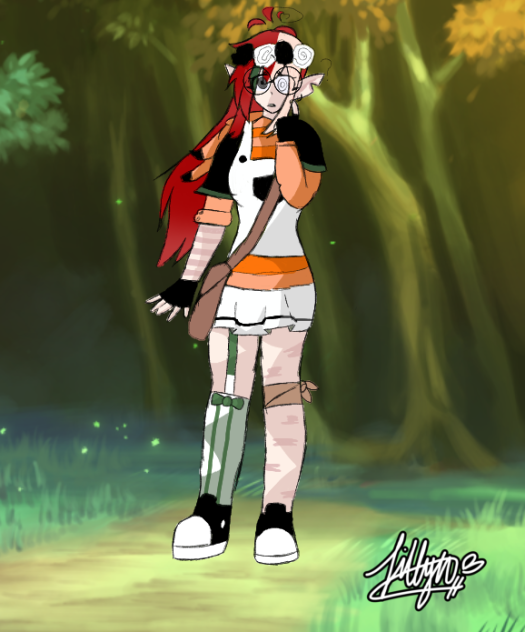 the girl in da woods