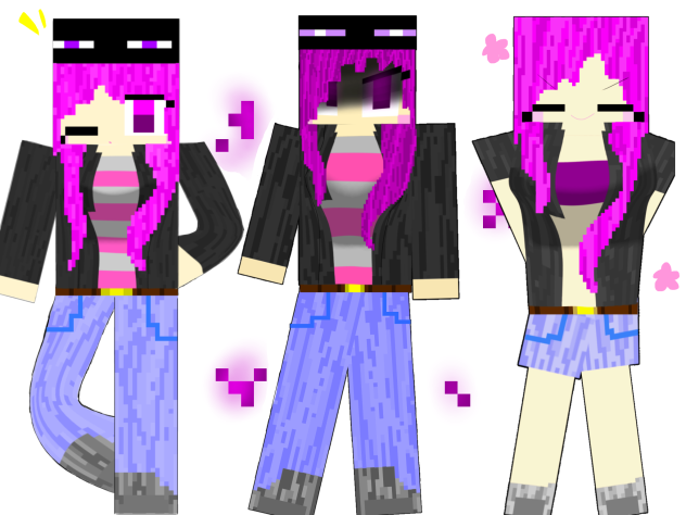 マイクラスキン　イラスト！！