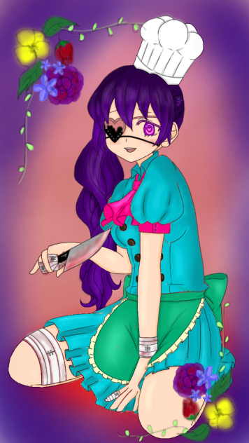 線画 塗らせていただきました