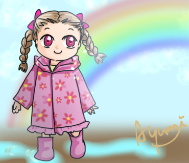 雨があがったよ