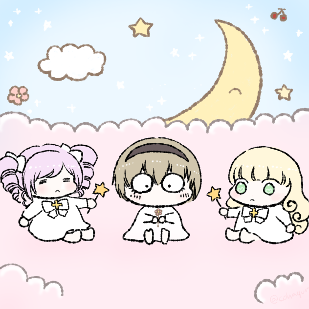 天使三人組園児時代妄想rkgkキキラ○風