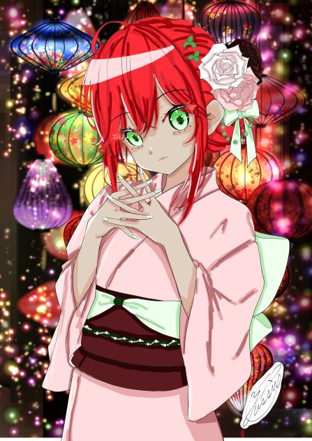 Aiko in a kimono ✨