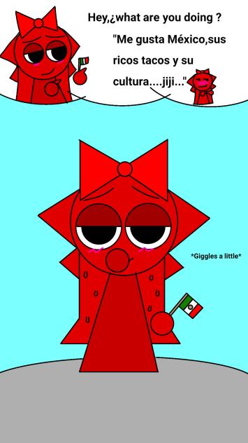 Aqua red,roja,she is little small,o_o