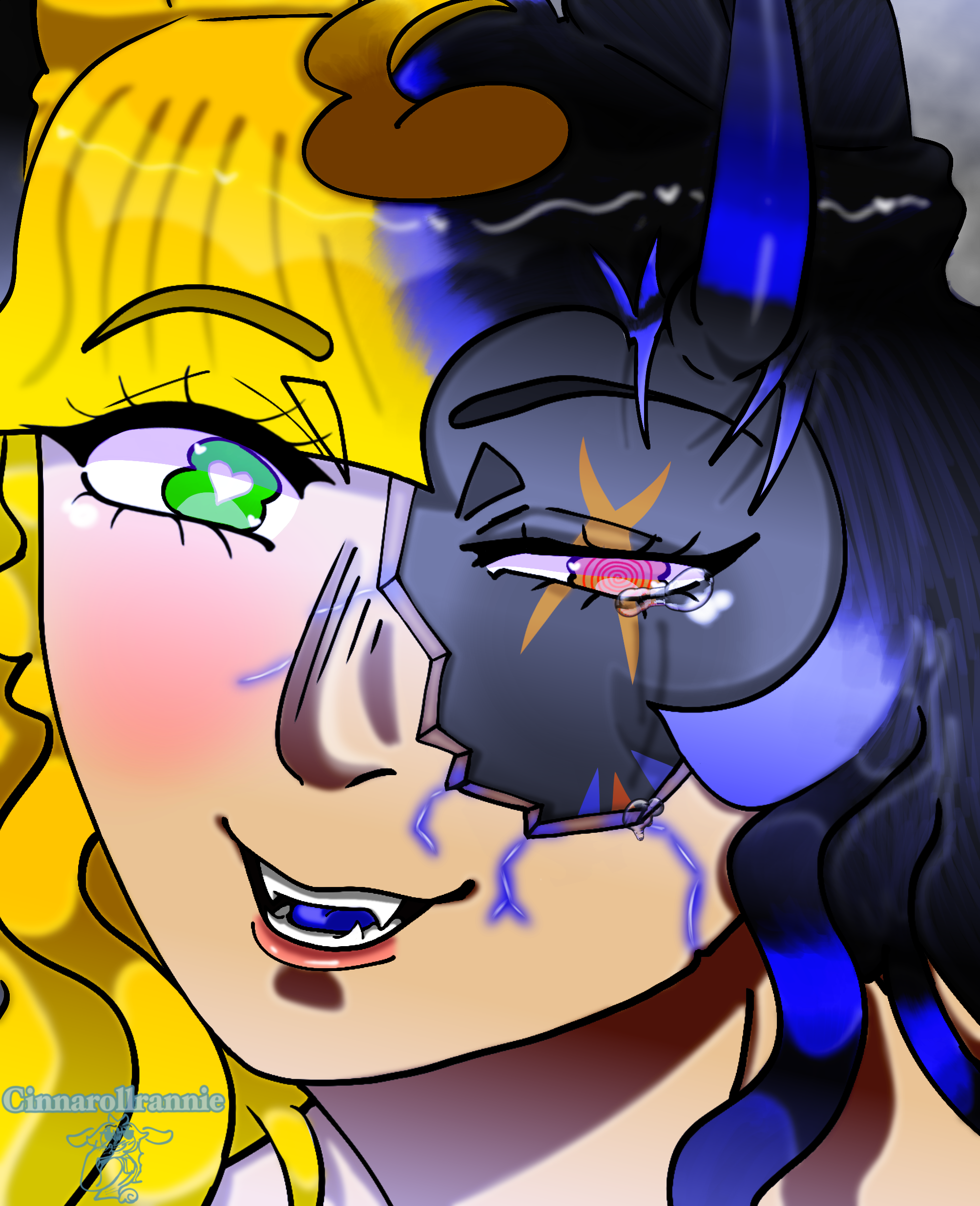 Cracked mask trend - ibisPaint