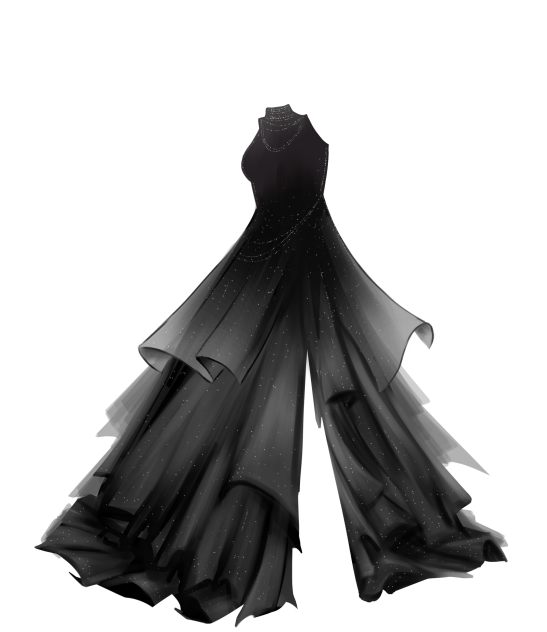 black dress
