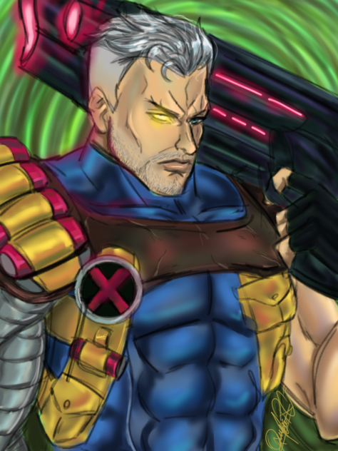 Cable - Nathaniel Nathan Summers - ibisPaint