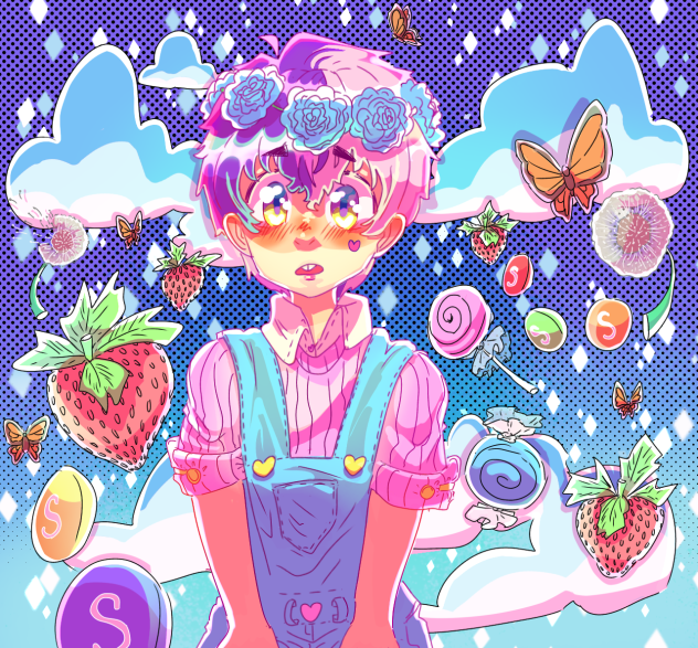 ☁️🦋🍭🍓 cute