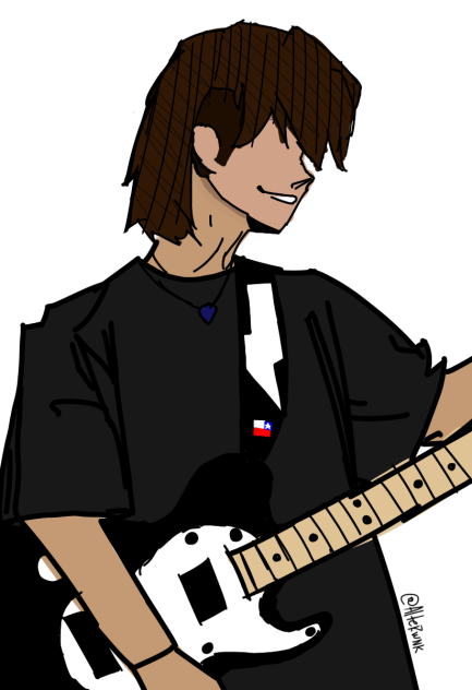 I play guitar - ibisPaint