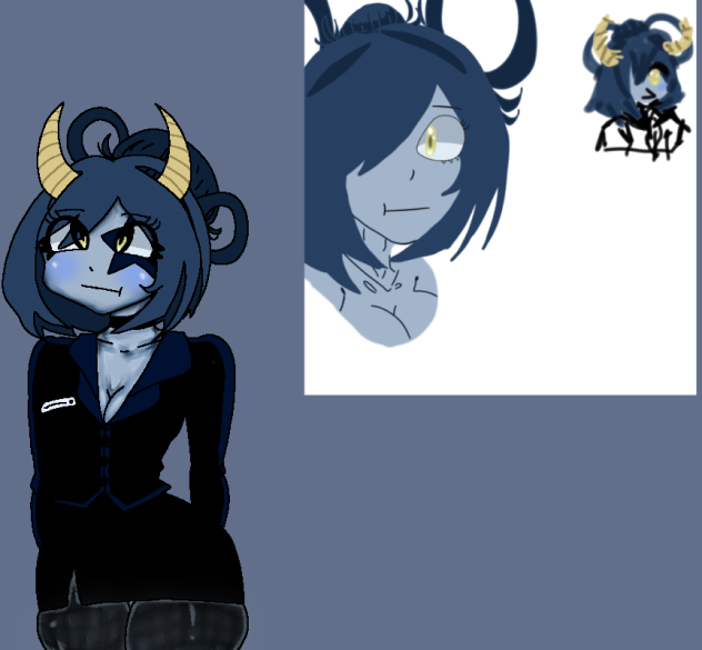 Re draw of a old oc
