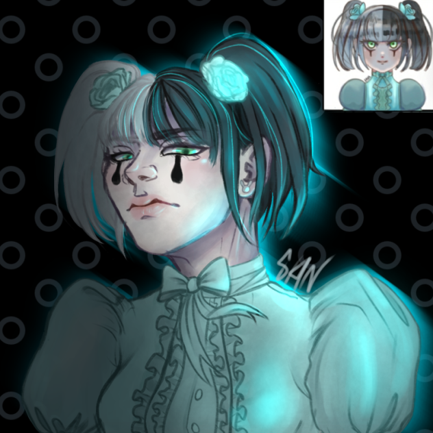 9 style challenge ( ZOOM IN ) - ibisPaint