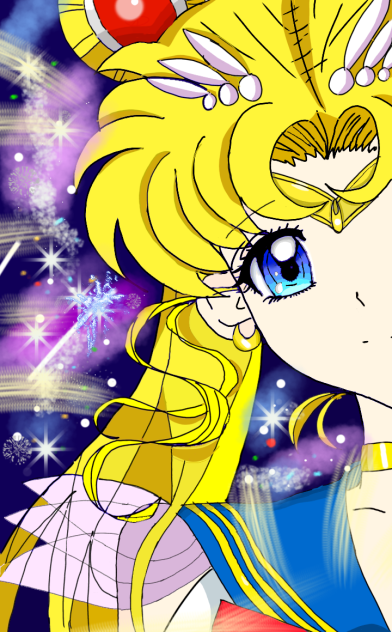 Super Sailor Moon dibujo (Ibis paint) - ibisPaint