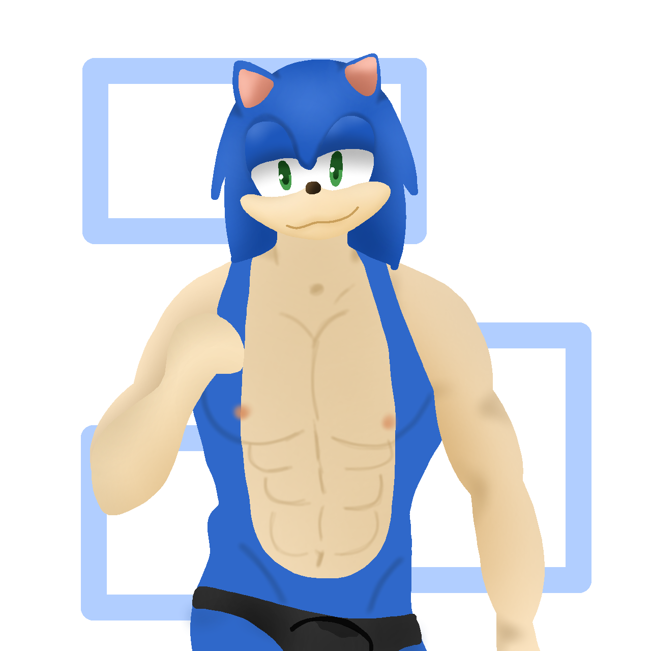 Sexy Sonic - ibisPaint