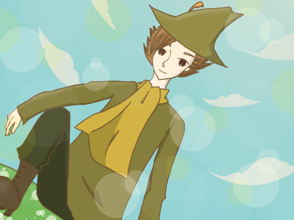 スナフキンを適当に美化してみた。 - ibisPaint