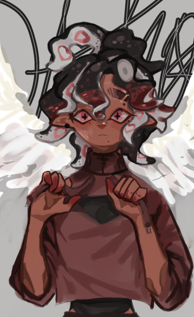 Splatoonstyle but with my oc Eros
