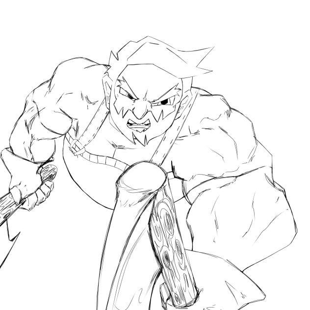 Ben Reddie Lineart