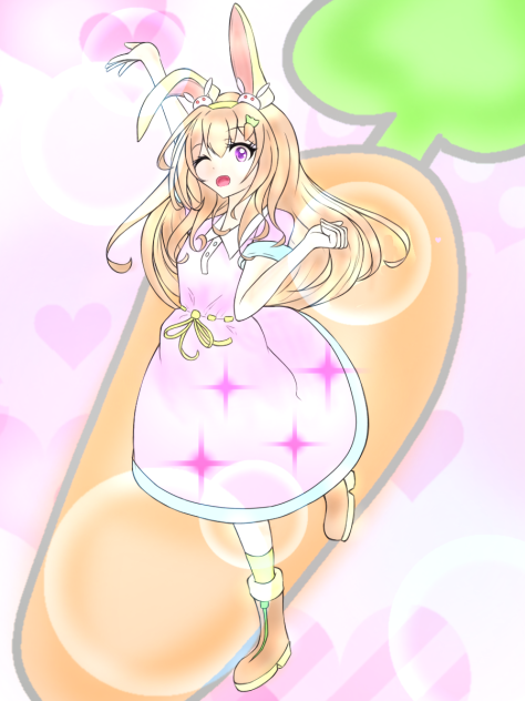葉月様の線画を塗らせていただきました！