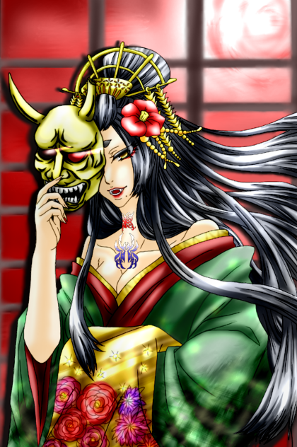 【塗った】鬼女