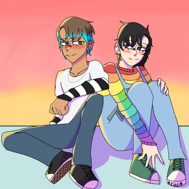 ♡ Hanging out together ♡