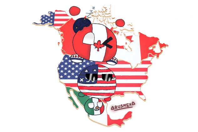 Norteamérica - Countryballs