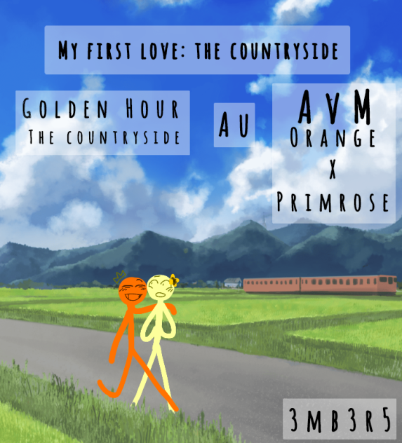 primrose and orange ♥