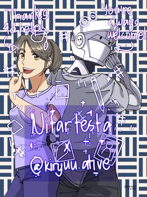 Me & @kryuu.ative Selfie 20(Colored)