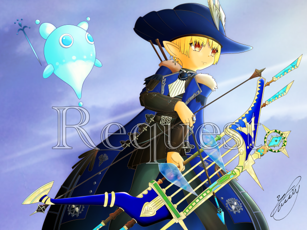 Lalafell and drippy（Request）