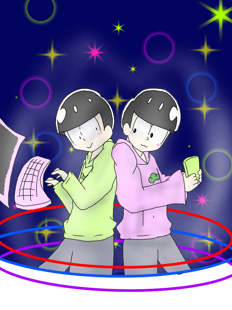 サイバー松 トレス 雑 Ibispaint