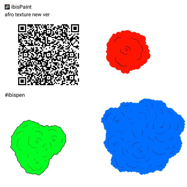 New afro texture