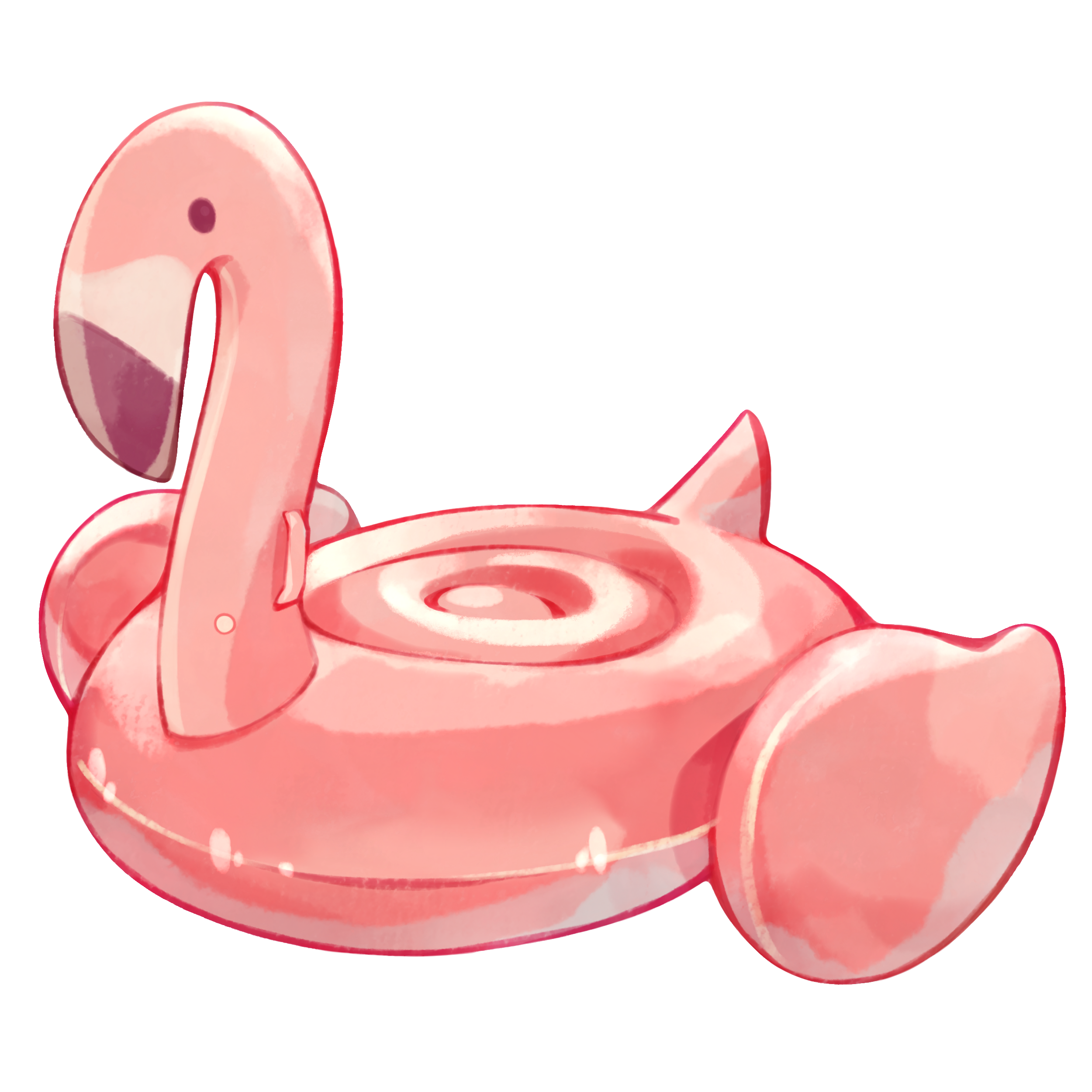•Flamingo float• - ibisPaint