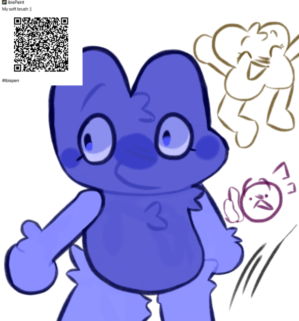 My soft brush that I made