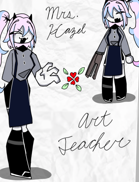 Mrs.Hazel the art teach