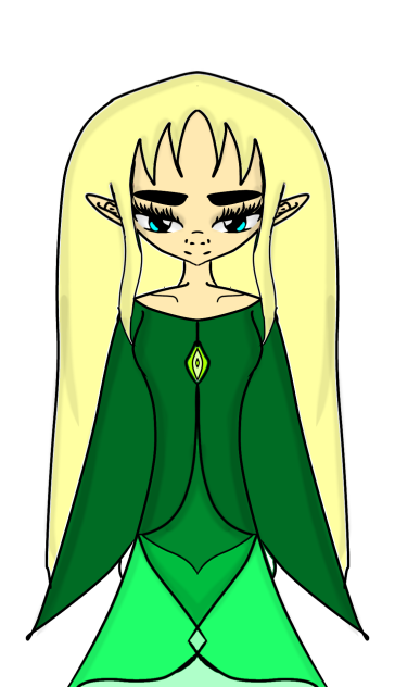 The Elf Maiden. - ibisPaint