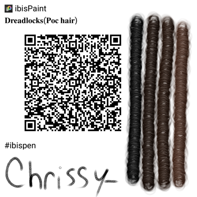 Dreadlocks (Poc hair) ibisPaint