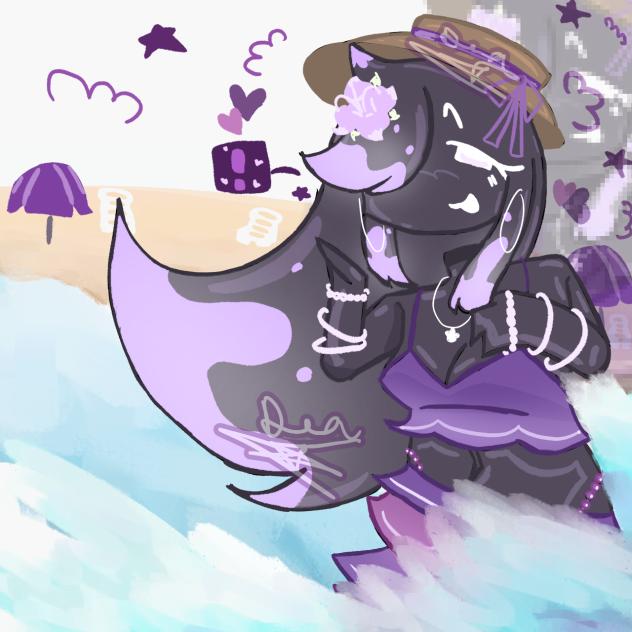 IT'S QUITE HOT!💜🖤🤍