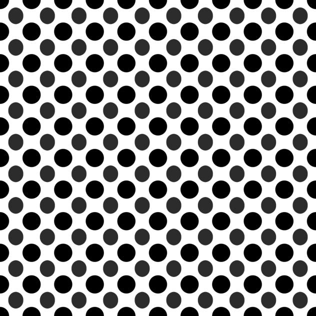 retro pois pattern
